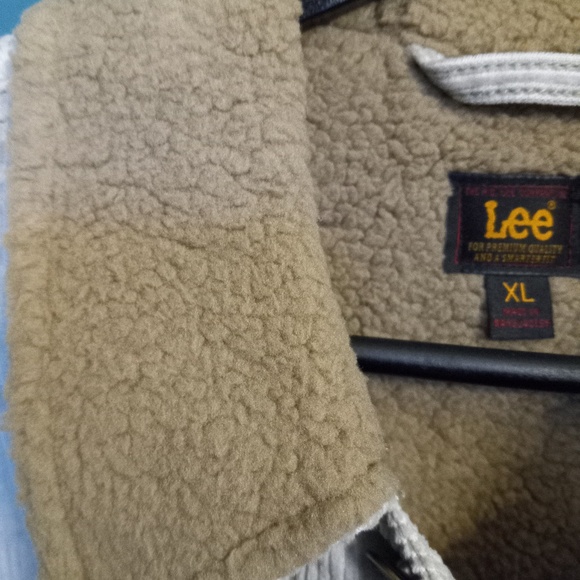 Lee- Men's- Legendary Sherpa Lined Trucker Jacket- SZXL Colour Salina Stone NWT - Picture 3 of 9